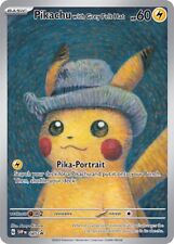 Pikachu With Grey Felt Hat, Van Gogh Pokemon Promo Card, English, SVP EN 085 picture