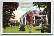 Postcard North Texas College Kidd Kep Conservatory Sherman Texas picture