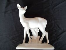 Vintage Elegant White Deer Green Gerold Co Tetiau  Bavaria Mark stands 7