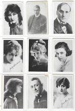 1917-1921 KROMO GRAVURE MOVIE STARS, LOT OF 47 DIFFERENT GREAT STARTER LOT picture