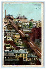 1909 Mt. Adams Incline Cincinnati Ohio OH Posted Antique Phostint Postcard picture