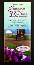 1999 Amish Backroads Northern Indiana Vintage Visitors Travel Guide Tourist Ads picture