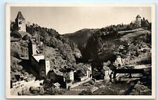 *City Town View Fribourg Switzerland RPPC Vintage Real Photo Postcard C92 picture