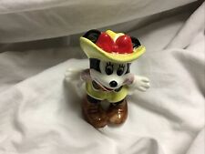 Vintage Walt Disney Ceramic Minnie Mouse Figurine Japan Cowgirl and Good Cond. picture