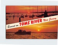 Postcard Sunset on Toms River New Jersey USA picture