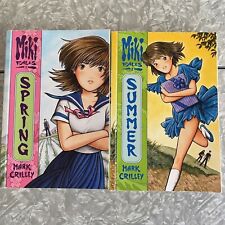 Signed Miki Falls vol 1-2  Manga Mark Crilley Personal Autograph *To Maria* 2011 picture