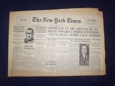 1944 JULY 14 NEW YORK TIMES - AMERICANS IN ARC AROUND ST. LO - NP 6592 picture