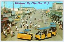1960 WILDWOOD BY THE SEA NJ THE SIGHTSEER BOARDWALK TRAIN CASES PORK ROLL SIGN picture