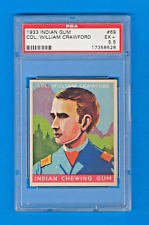 1933 R73 Goudey Indian Gum Card  #69  COL. WILLIAM CRAWFORD  Series 96 - PSA 5.5 picture