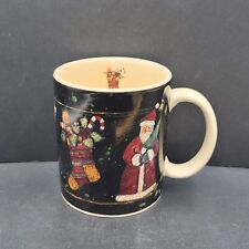 Vintage Primitives Coffee Mug Colors Christmas Lang & Wise LTD 2001 picture