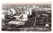 RPPC Miami Florida Aerial Biscayne BLVD. Vintage Postcard c.1945 Unposted picture