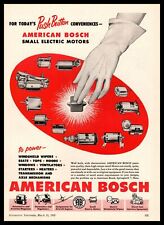 1955 American Bosch Springfield Massachusetts Small Electric Motors Print Ad picture