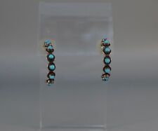 Vintage Zuni Sterling and Turquoise Earrings picture