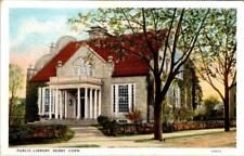 Derby, CT Connecticut  PUBLIC LIBRARY  New Haven County  ca1920's Postcard picture