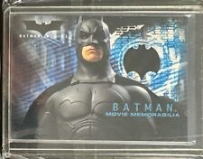 2005 Topps Batman Begins Authentic Batman Costume Relic RARE SP Christian Bale picture