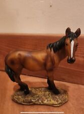 Brown Western Horse Figurine, medium size, not used. Rustic/Western decor picture