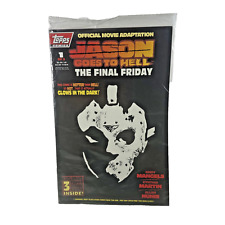 NEW Jason Goes To Hell The Final Friday #1 Topps Comics 1993 Sealed Bag w Cards picture