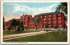 1918 Saint Mary's Hospital Rochester Minnesota Grounds & Pathway Posted Postcard picture