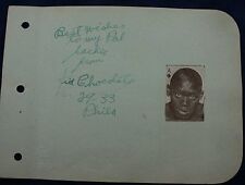 Kid Chocolate & Barney Ross Autograph Boxing Original RARE COMBINATION picture