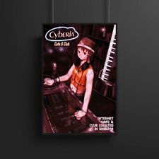 Serial Experiments Lain Poster Yoshitoshi ABe Cyberia Cafe & Club Flyer 11x17 picture
