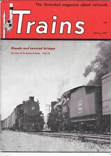 Trains Magazine - January, 1949 - Electric Line / RRs In Movies / Boston & Maine picture