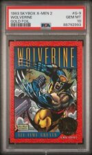 1993 Skybox X-men 2 Wolverine Good Foil G-9 PSA 10 Gem Mint picture