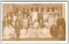 Arcadia WI~Young Women in Royalty Costume~Queen~Princesses~Pageant~c1916 RPPC picture