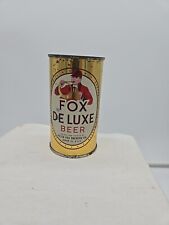 Vintage  Original  Fox De Luxe 12 Oz FLAT Top Beer Can IRTP Empty picture