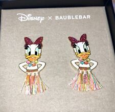 HULA Daisy Duck Disney Baublebar  Large  Earrings New TROPICAL COLLECTION 2024 picture