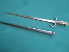 1883 French Bayonet Gras SWORD Scabbard NAVY  Curved Quillion picture
