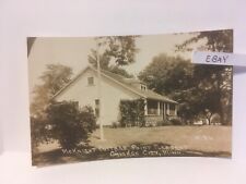 Old Chisago City MN. Point Pleasant McKnight Cottage Chicago Real Photo Postcard picture