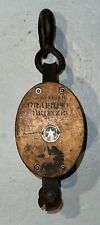 Vintage BOSTON & LOCKPORT BLOCK CO Block and Tackle, Double Pulley picture