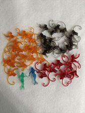 VINTAGE 1960’s COCKTAIL MONKEY SET OF 43 PLUS 2 MERMAID CURVED TAIL MULTICOLORED picture