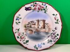Antique French Faience Plate c.1800's Verdun picture