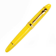 Jinhao 159 Yellow Metal Fountain Pen Golden Clip 0.5mm Nib Students Writing #sy picture