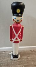 Vintage Union Products Christmas Holiday Blow Mold Toy Soldiers 30” Tested picture