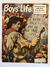 BOYS LIFE Boy Scouts October 1954 Vintage Magazine EX COND Daniel Boone Issue picture