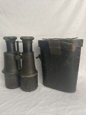 Antique Original Marchand Paris Binoculars Day And Night Field Glasses Military picture