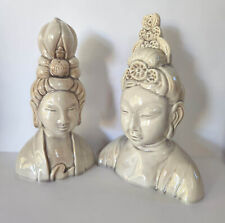 Roselane, Art Ceramics, Asian Couple, Set of two, Original Label, Mint picture