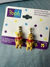 Vintage 1990's Winnie The Pooh Earrings NEW picture