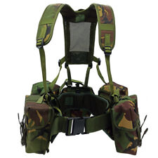 Genuine British Army CHEST RIG DPM Tactical Airborne Webbing Woodland Vest NEW picture