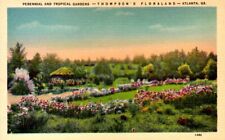 Perennial And Tropical Gardens Thompson's Floraland Atlanta Georgia Postcard picture