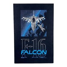 Blackbird F-16 Falcon Industries Framed Velvet Poster 36x24 Original 1987 EUC picture