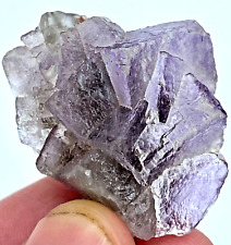 152 cts Gorgeous Rare Piece Purple Cubic Fluorite Specimen From Pakistan picture