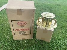 New Old Stock Vintage Brass Dietz Pioneer Electric Street Lamp In Box picture