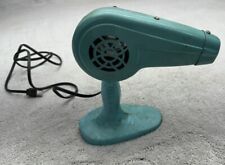 Vintage Working Dominion Turquoise ELECTRIC FREE STANDING Hair Dryer picture