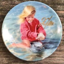 Vintage 1993 Snowy Christmas Mini SIGNED Donald Zolan Collector Plate picture