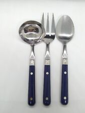 Vtg Life Time Stainless Korea Serving gravy ladle dinner fork & dinner spoon picture