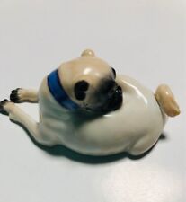 Antique Meissen Dog Pug Porcelain Figurine Excellent carved seal Used F/S Japan picture
