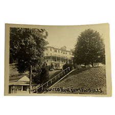 Antique RPPC Real Photograph Postcard View Of Superannuated Home From Foothills picture